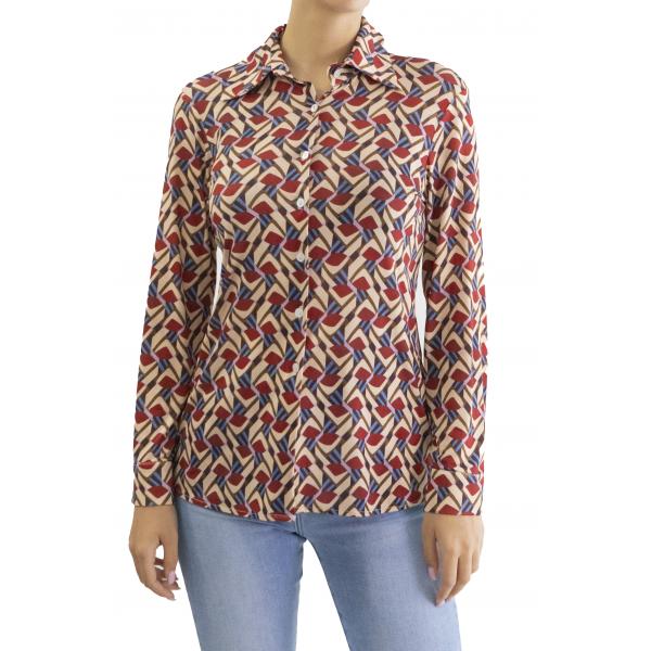 Camicia fantasia in viscosa  "Fanny"